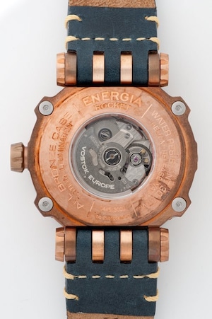 【VOSTOK EUROPE ボストークヨーロッパ】ENERGIA Bronze／エネルギア ブロンズ（ブルー）／国内正規品 腕時計