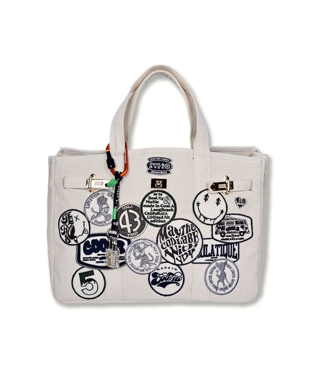 【直営限定ITEM】TYPE-B　マルチワッペンターンロックハンドバッグ　CQ-48507H