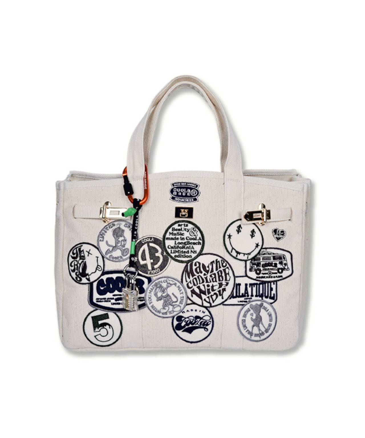【直営限定ITEM】TYPE-B マルチワッペンターンロックハンドバッグ CQ-48507H