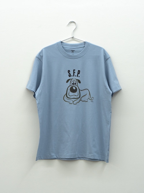 Dog T-shirt / Light blue- by SCOOTERS FOR PEACE