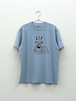 Dog T-shirt / Light blue- by SCOOTERS FOR PEACE