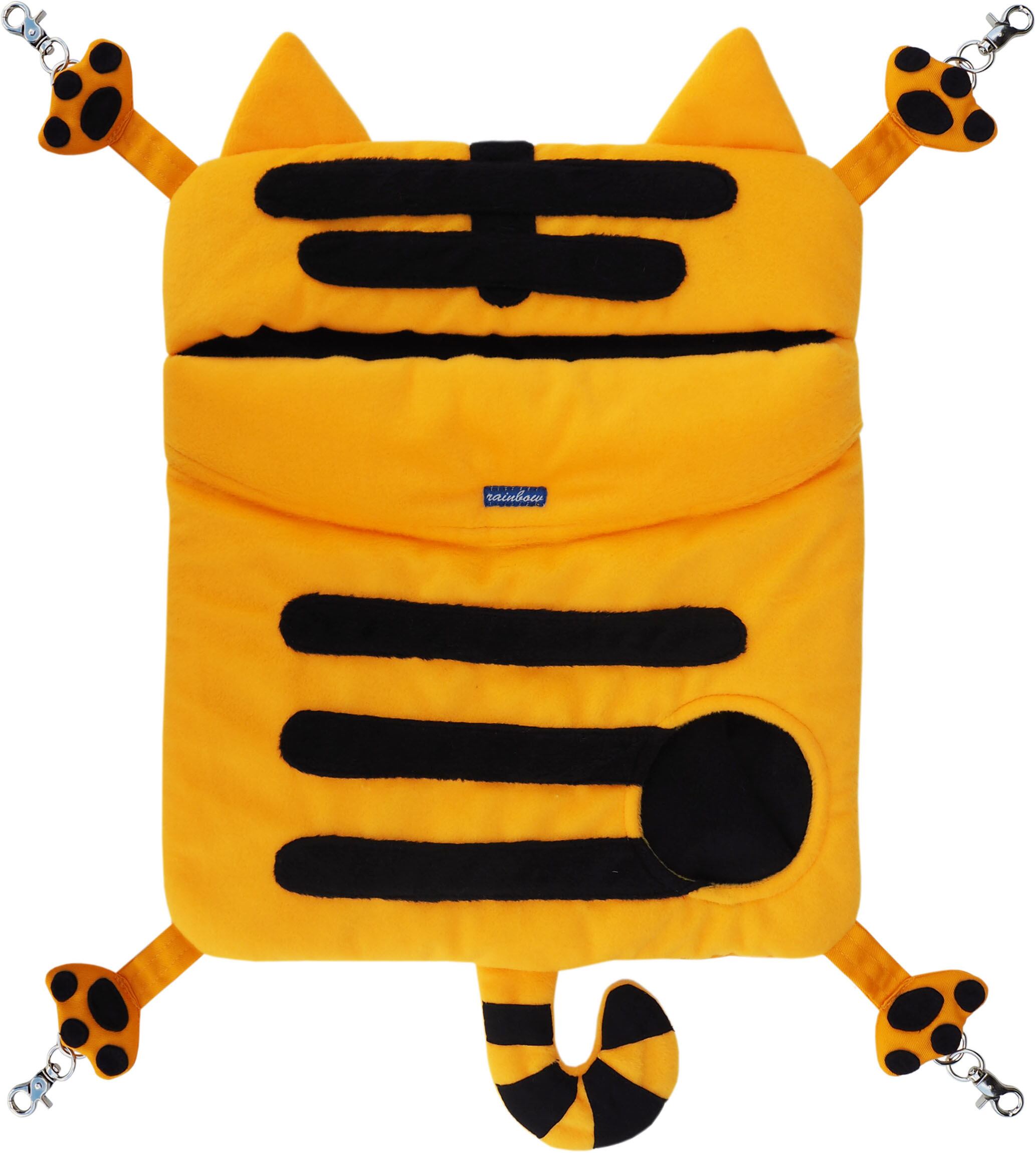 【フェレット】パクっと!アニマルハンモック パンダ/トラ