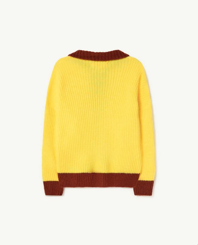 The Animals Observatory (TAO) Bicolor Yellow Toucan Cardigan