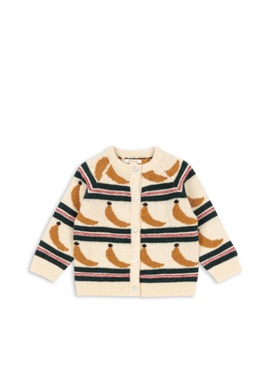 BILLI KNIT CARDIGAN　BANANA【Konges Sloejd  コンゲススロイド】ニット  カーディガン