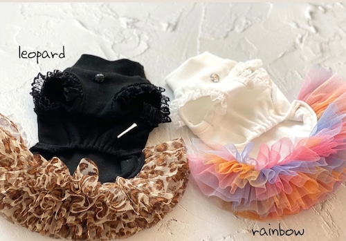 【chicodicha】Rainbow&leopard tutu ops