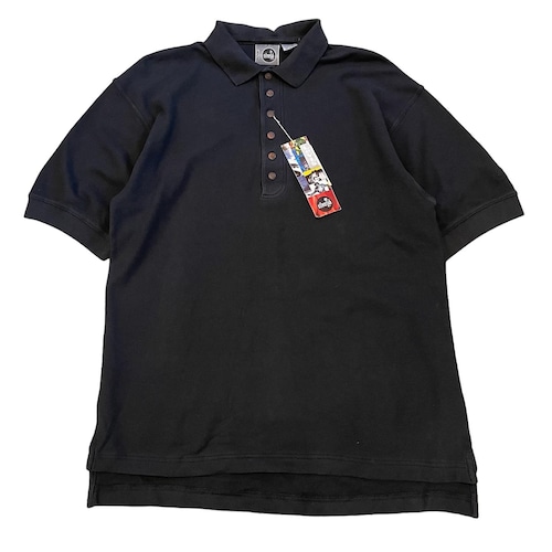 Dead Stock !! 90s SilverTab cotton polo shirt