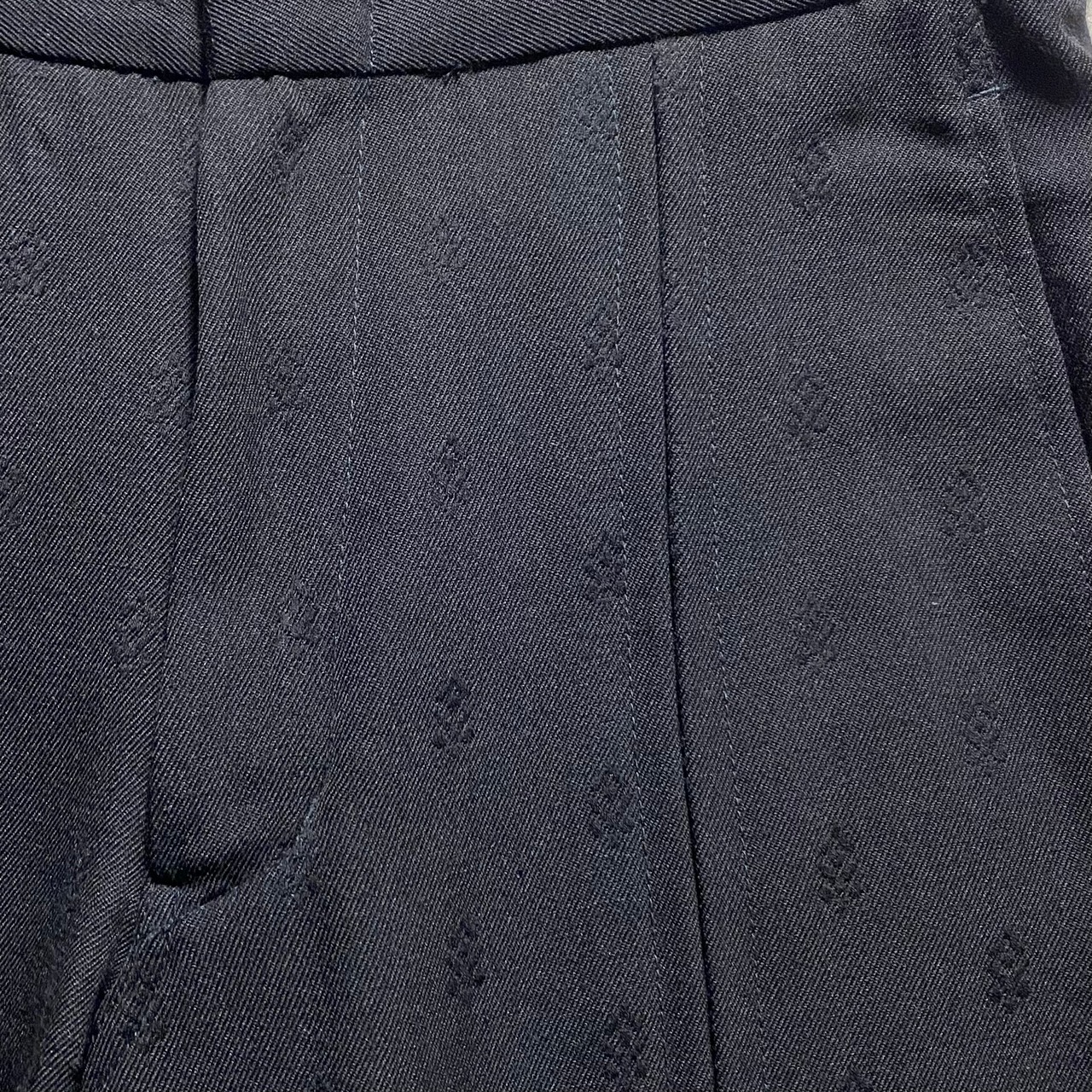 AD2001 COMME des GARCONS HOMME PLUS flower embroidery pleats pants