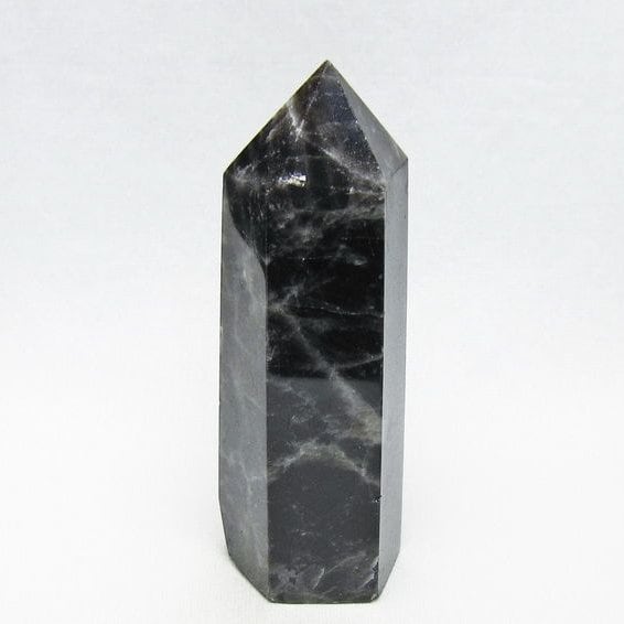 黒水晶 ポイント モリオン 六角柱 置物 一点物 152-4357