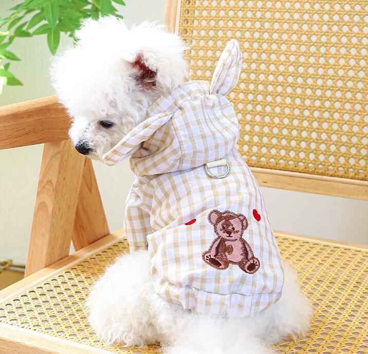 おすすめ☞【予約】№1102816 くまさんポイントのチェックパーカー