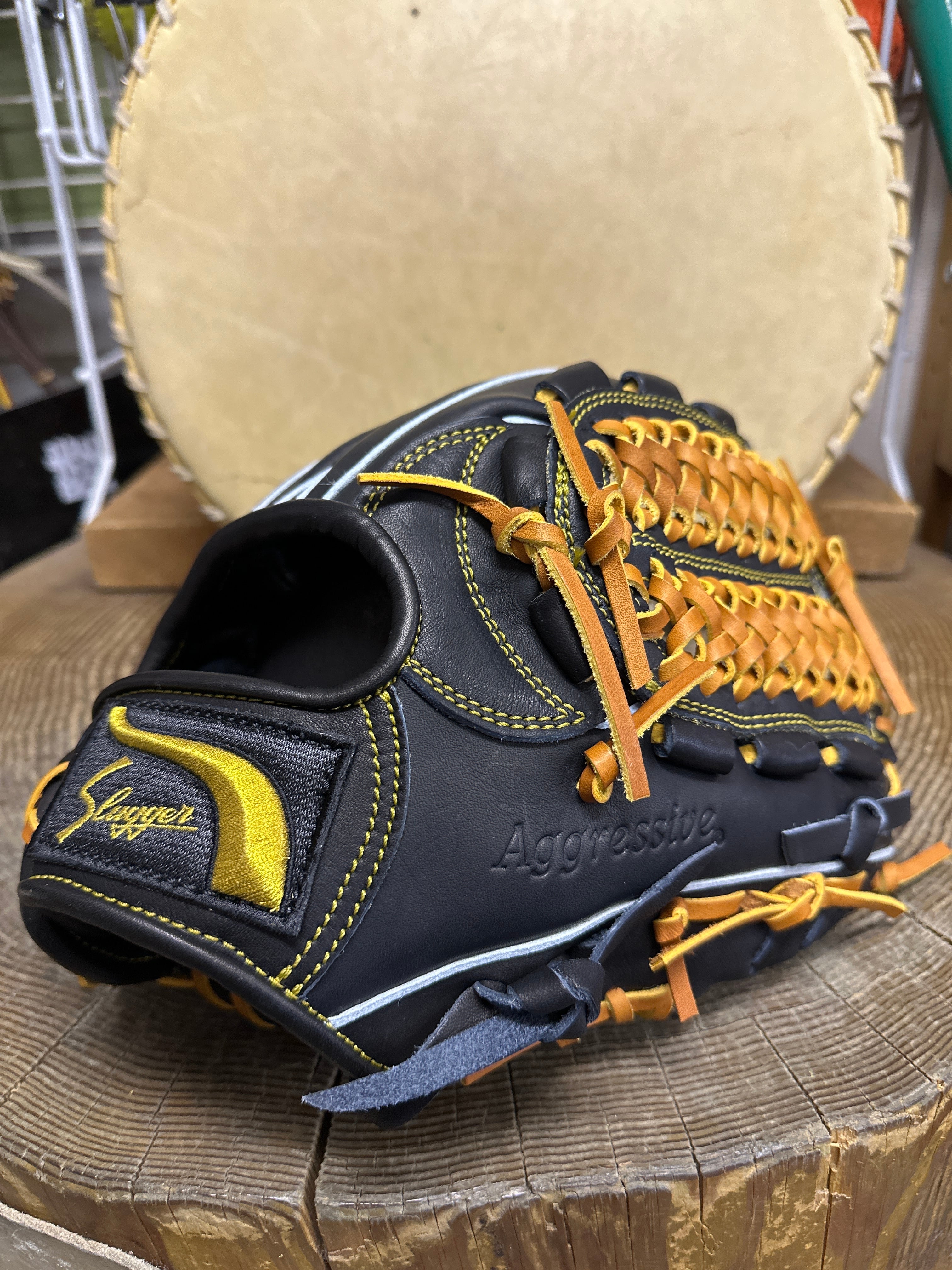 SAEKI軟式グローブ SAEKI 野球グローブ 【軟式・ショート用】【ブラック】◇（愛知県美