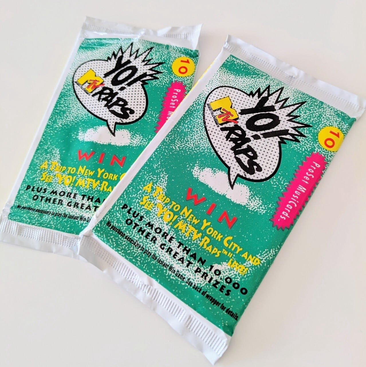 送料無料！☆ 1991年製 【 YO! MTV RAPS SERIES1  】トレーディングカード 単品 （1個= 10 CARDS）〚アメリカン雑貨 アメトイ〛