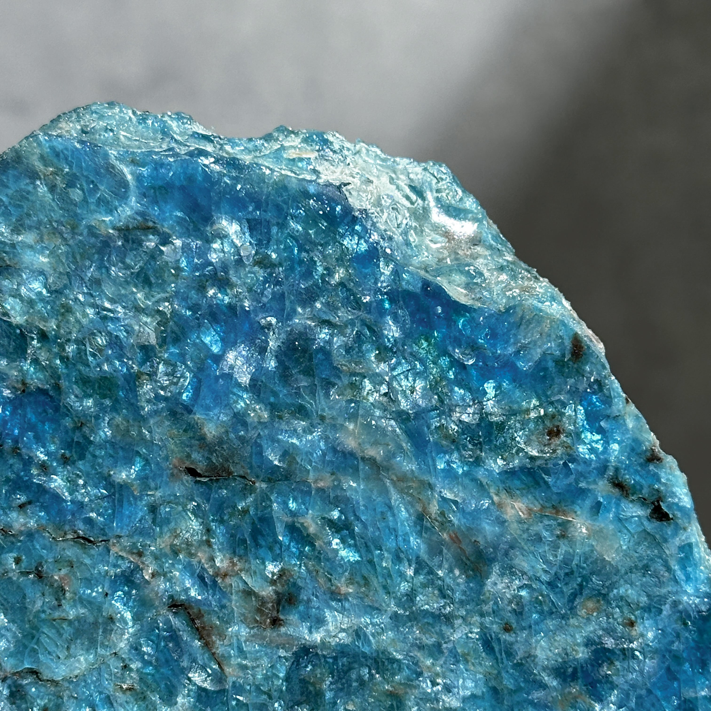 台座付き◎ブルーアパタイト スライス 01◇ Blue Apatite ◇ 天然石