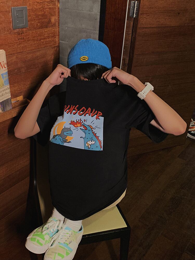 全3色 Tシャツ カットソー プリント カジュアル シンプル