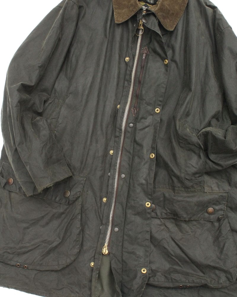Vintage Barbour Border Waxed Cotton Jacket [Barbour BORDER] [1990s