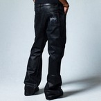OG PATCH WAX-COATING FLARE DENIM