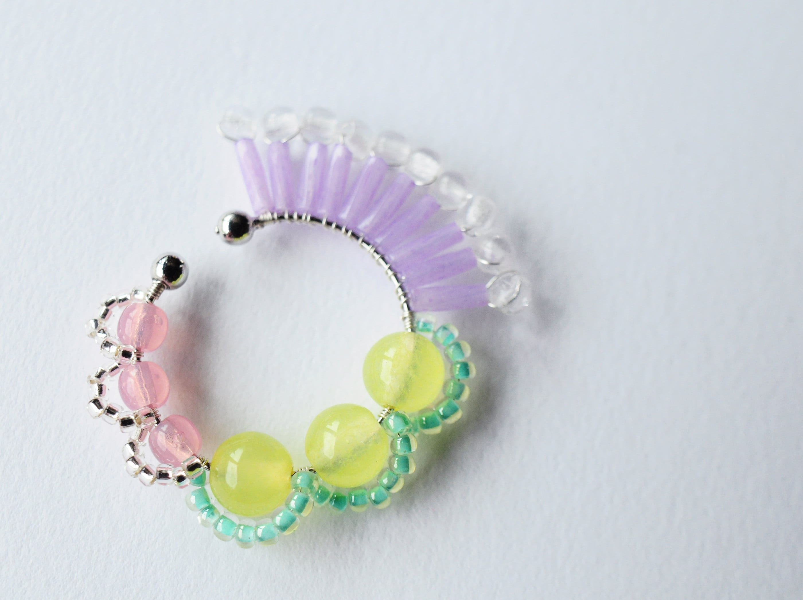 ＜Rollo～イロヅクビジュー～＞イヤーカフ『 ハミングバード/hummingbird 』<F>