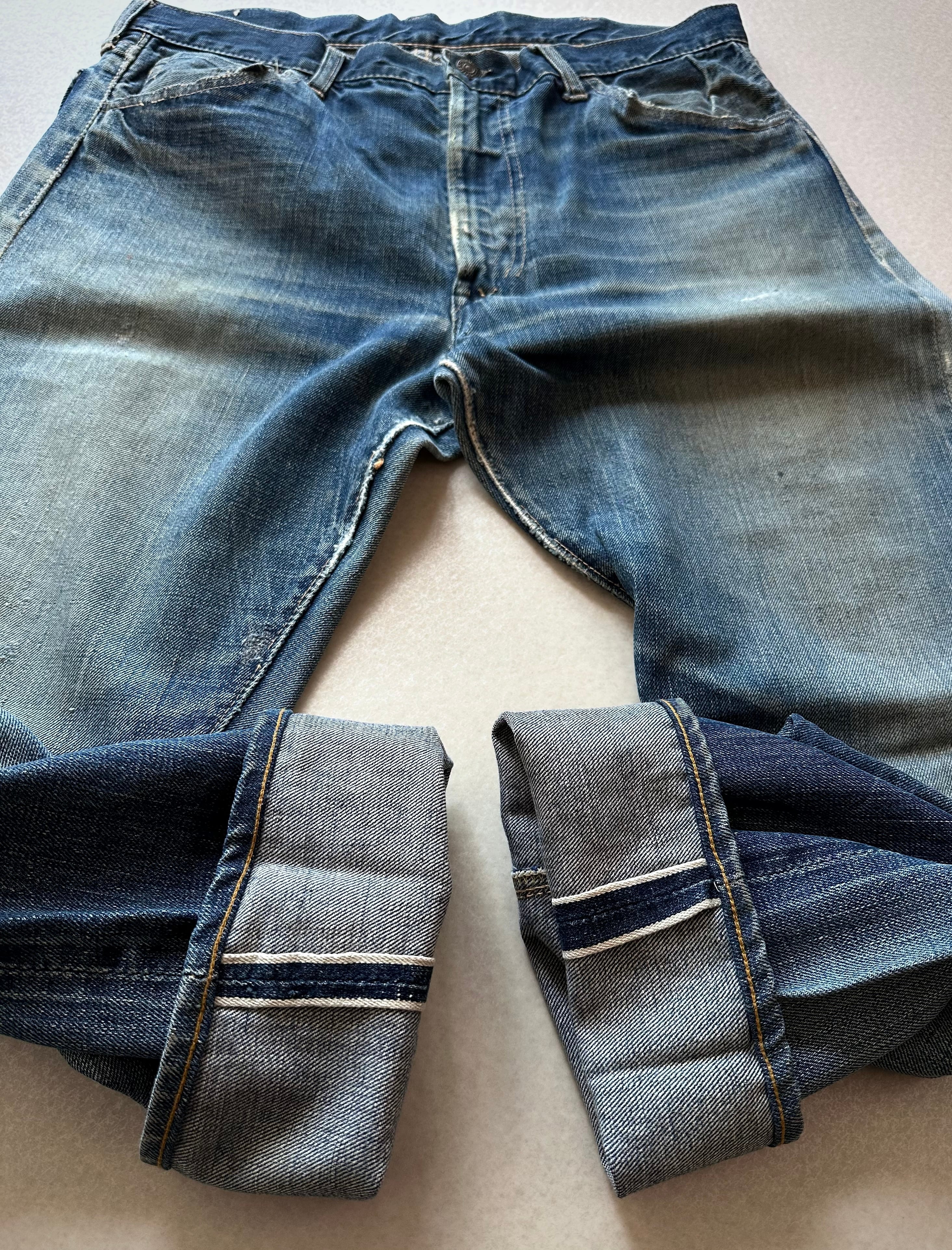 60s “ LEVI'S 351N ” BLACK-TAB SUPER SLIM INDIGO DENIM 60s “ LEVI'S 351N ” BLACK-TAB SUPER SLIM INDIGO DENIM