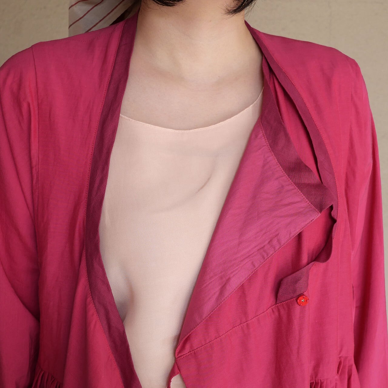 128.【ピンクの国】あのラバリショートジャケット（マゼンダ） | さゆうま