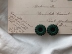 FRANCE vintage button earring