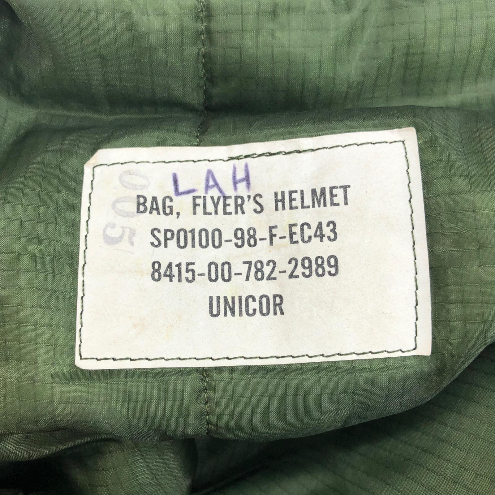 U.S.AIR FORCE 90年代 フライヤーズ ヘルメットバッグ オリーブ