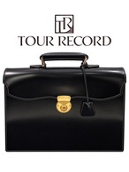 TOUR RECORD TOKYO ブリーフケース カウレザー(牛) ブラック