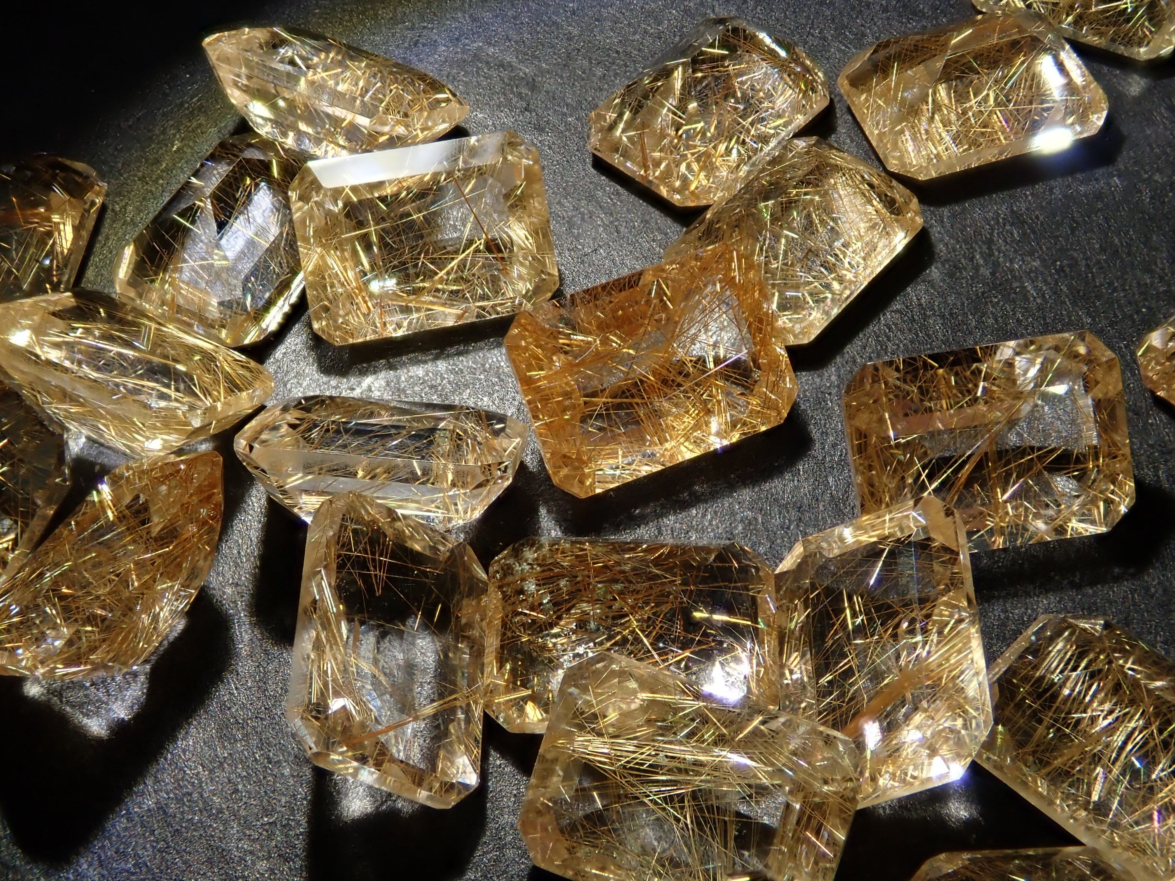開運❣️ 金針タイチンルチルルチルハーキマーダイヤモンド天然石ルチル