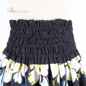 フラダンス 衣装 パウスカート ブラック系 ハイビスカス柄 ハワイアンプリント アロハ レッスン 練習 ハワイアン かわいい おしゃれ 上品 大人っぽい ホワイト系 イエロー系 ブルー系 黒 白 黄 水色 フラ ダンス スカート 大人 かわいい スカート おしゃれ フラダンス衣装 ハワイアンデザイン エレガント きれいめ フラスタイル レディース