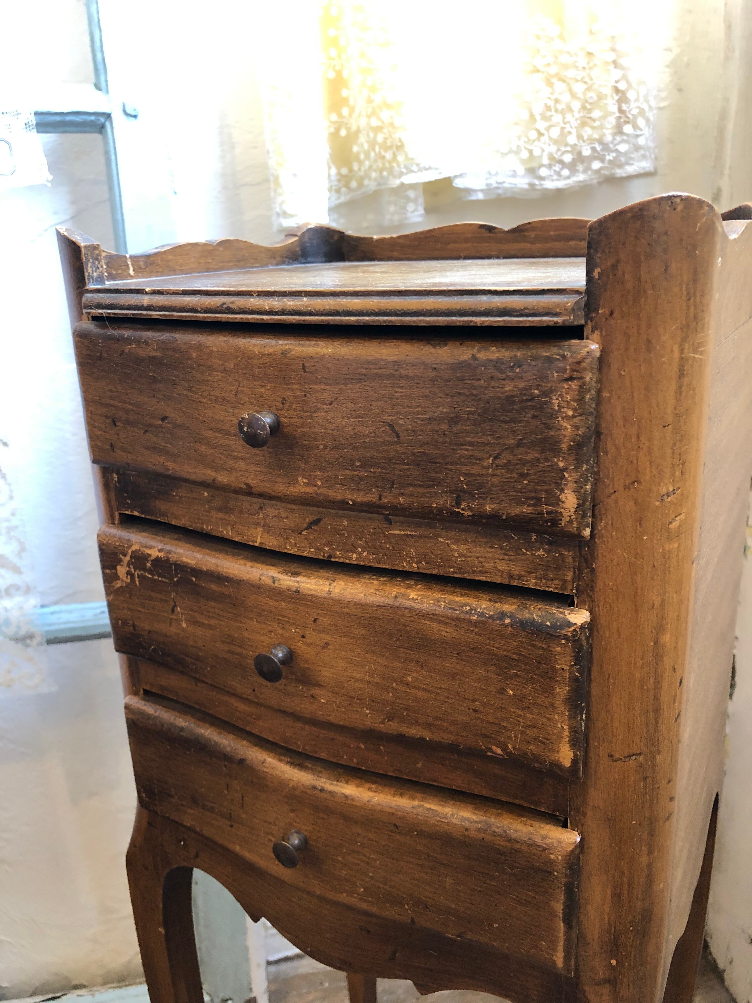 フランスアンティーク ナイトテーブル サイドテーブル | Brocante de