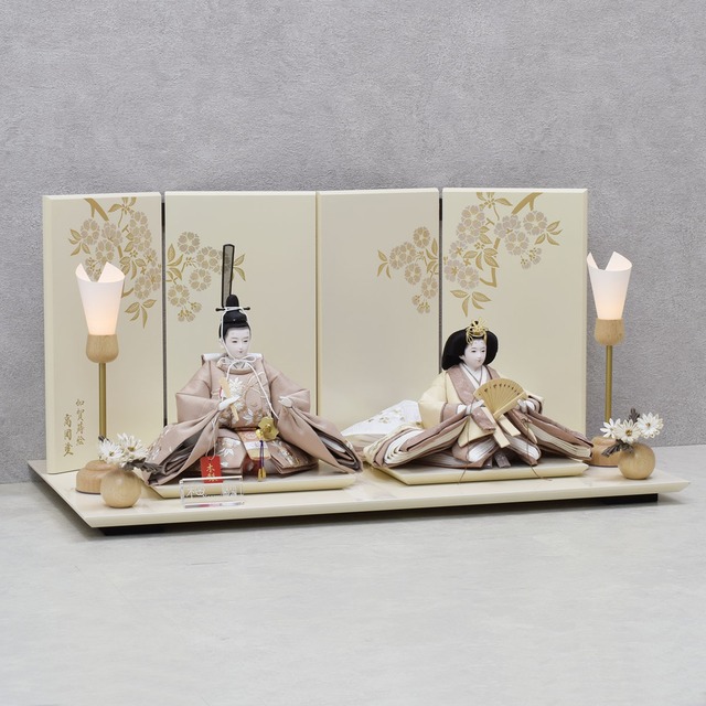雛人形 親王飾り【絃葉】ITOHA｜おしゃれ｜モダン｜コンパクト｜今どき｜和モダン｜かわいい｜おひなさま