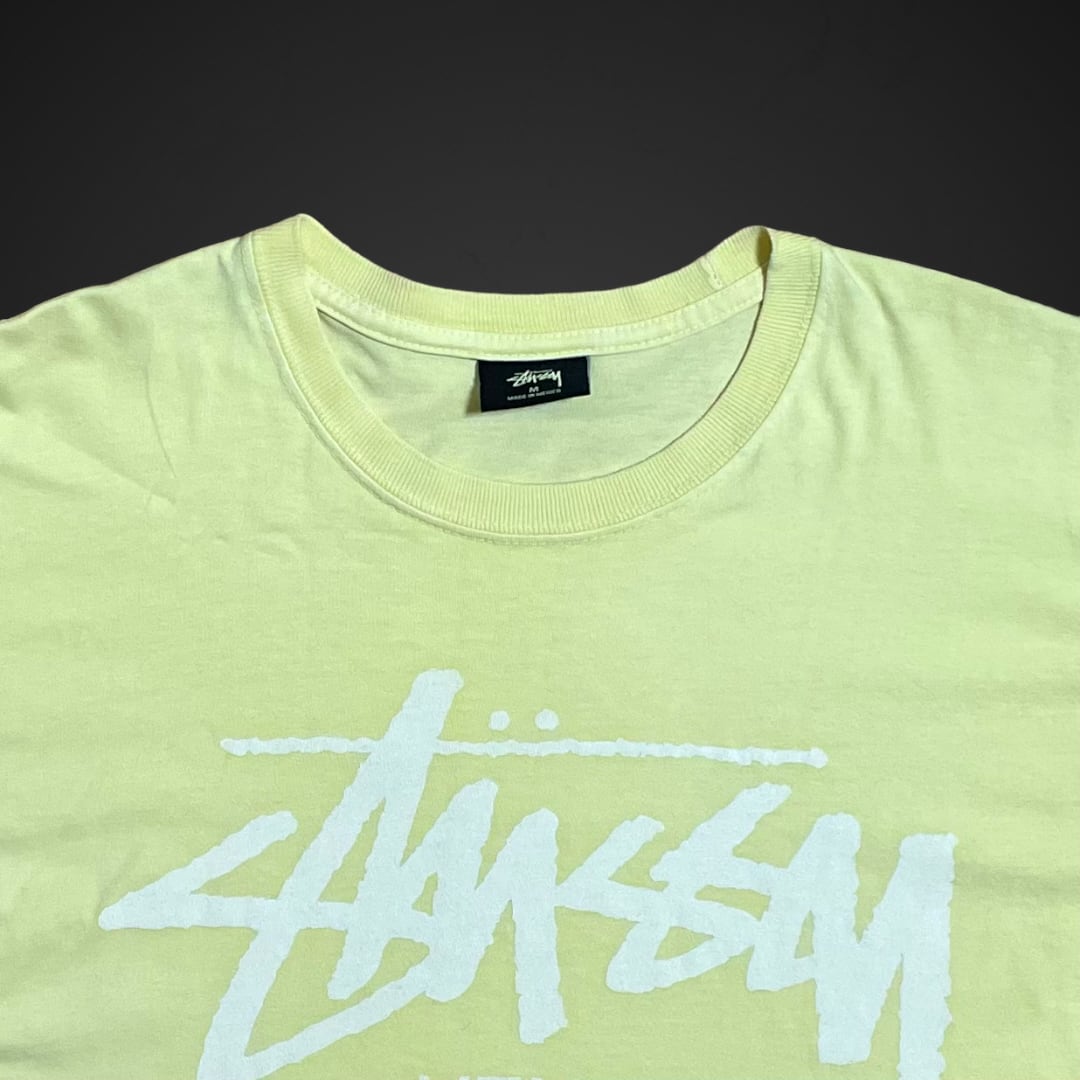 STUSSY】ワールドツアー Tシャツ MEXICO製 バックプリント ロゴ クルー ...