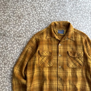 PENDLETON / 60’s Wool Board Shirt size L