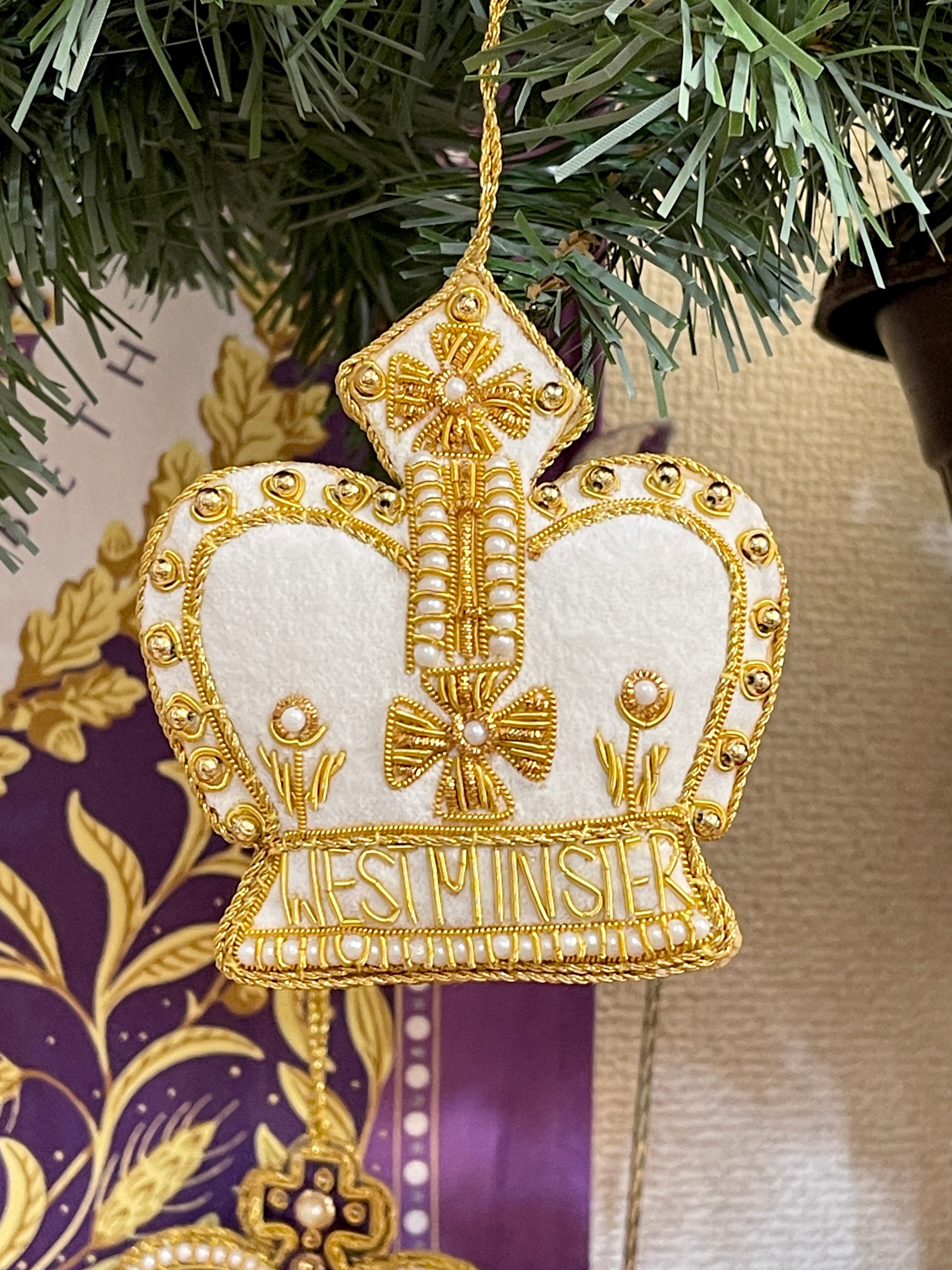 30％OFF!『Westminster Abbey』ウエストミンスター クラウンオーナメント 王冠 エリザベス女王 70th記念 オーナメント  Crown Decoration | Merry Unbirthday