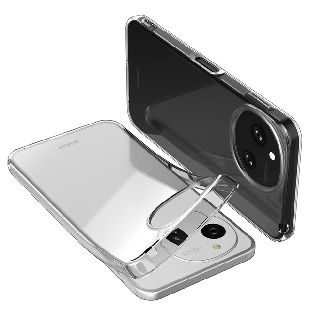 ONES Aquos Sense 10 / 9 用 ケース HD全透明【米軍MIL規格 耐衝撃 】黄変防止 HQ·TPU スマホケース 画面 · レンズ保護 滑り止め 薄型 超軽量 持ちやすい Qi充電 クリアカバー