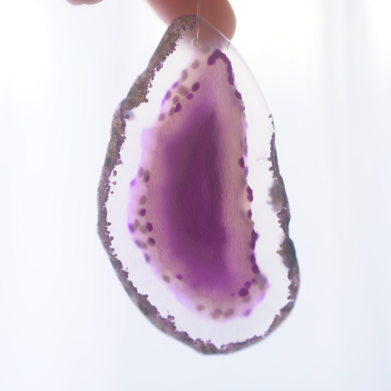 Rainbow Drops 05 - アゲートヒーリングチャイム / Agate Sun Catcher Wind Chime 213