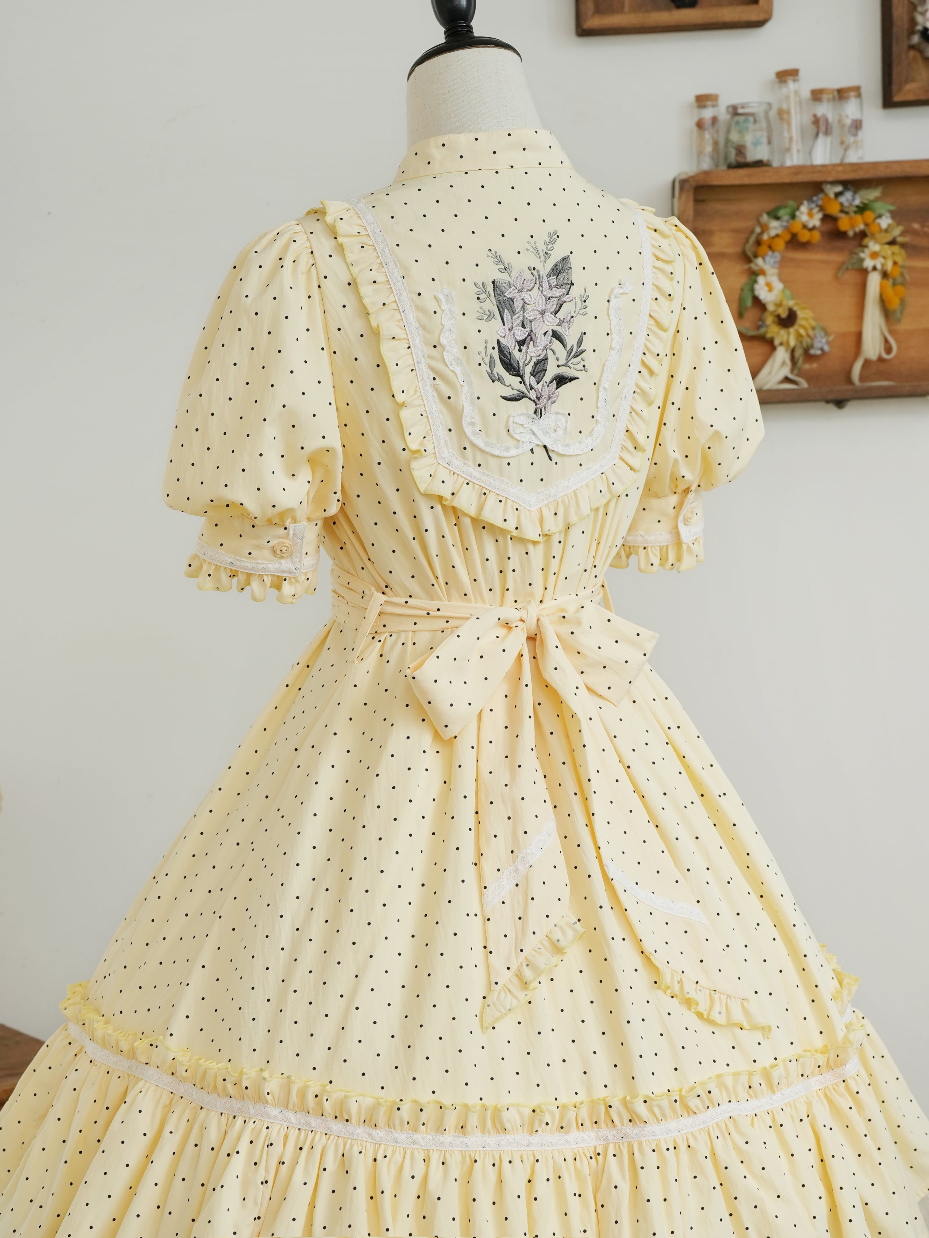 原宿店限定予約販売】ジャスミン パフスリーブワンピース | HoshibakoWorks