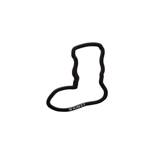 WHIMSY / SOCKS LOGO CARABINER / BLACK