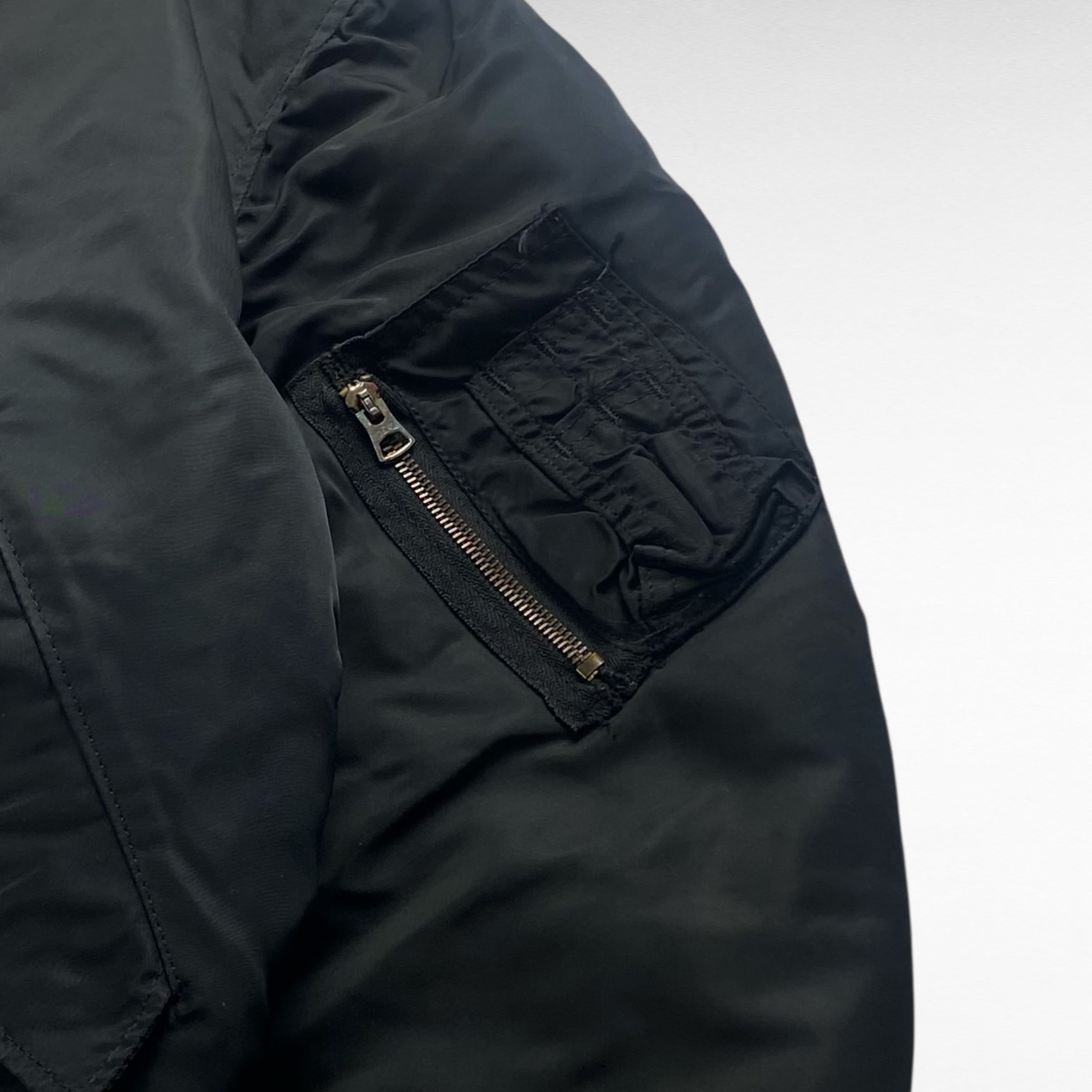 80〜90's】 アルファ USA製 L リバーシブル MA-1 フライト