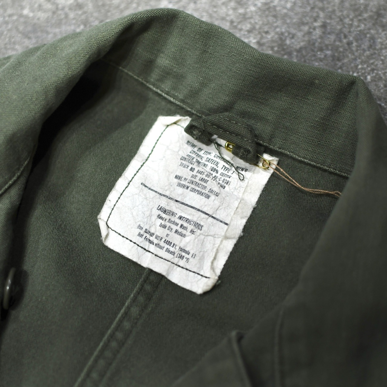 85's usarmy cotton satin utility all in one type1