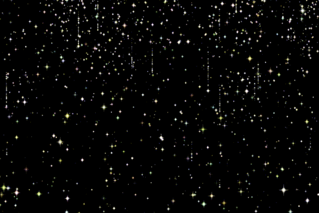 星が降る　カラフル　色薄め