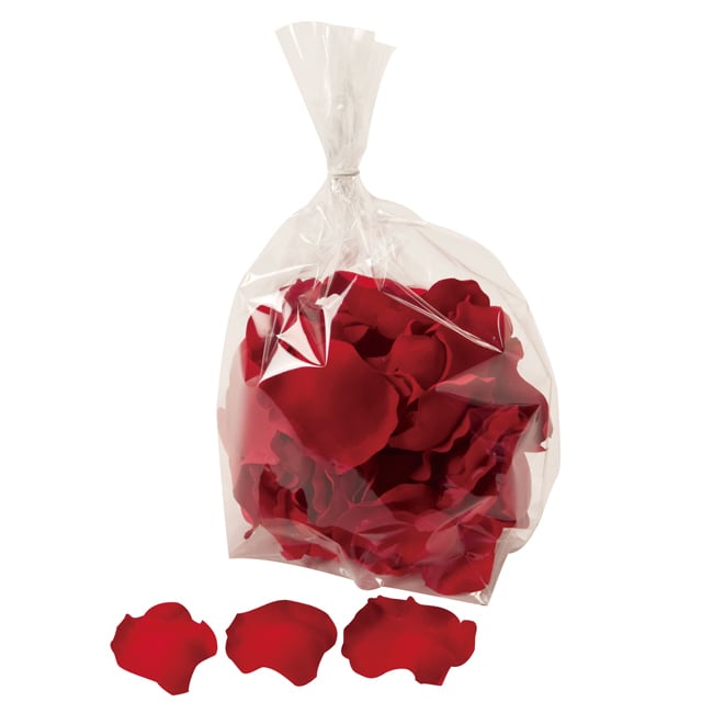 ローズの フラワーシャワー 赤 ディープレッド100枚 薔薇の花びら フラワーガール 幸せデリバリー（ギフト・結婚式アイテム・手芸用品の通販）