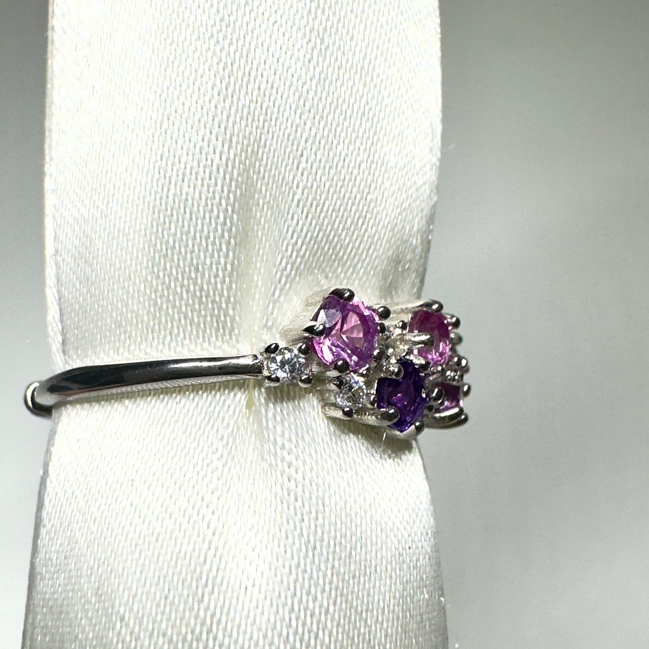 リースRing♦︎非加熱サファイア・アメシスト♦︎