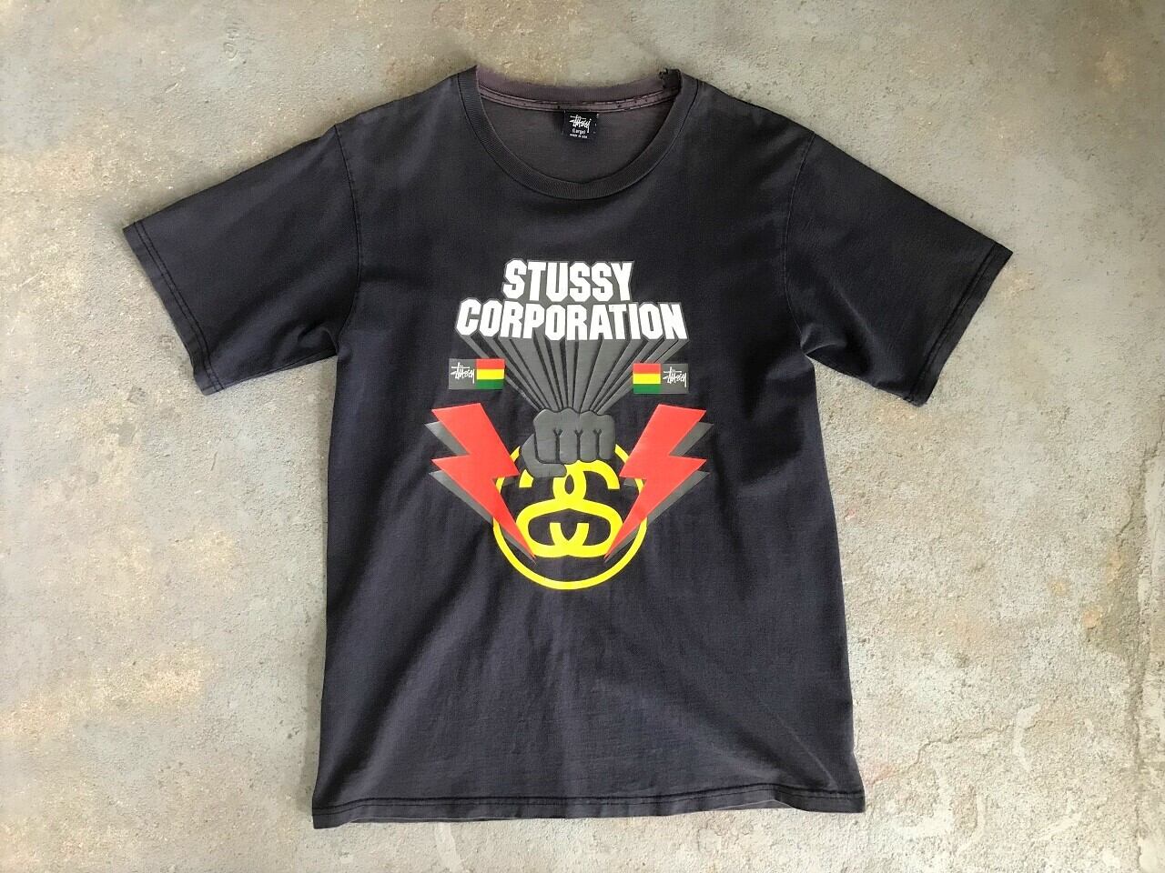 90s Stussy RESIST T-shirt MADE IN USA