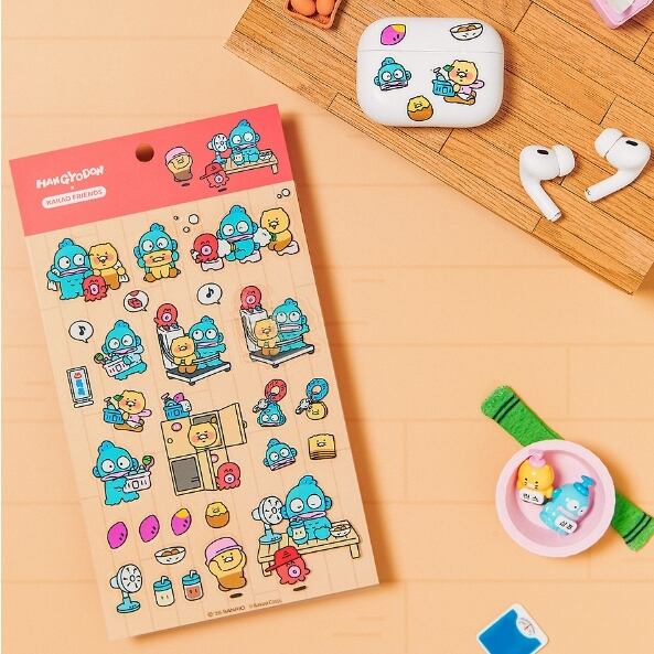 KAKAO FRIENDS】ハンギョドン コラボ 透明シール 2種SET | petit