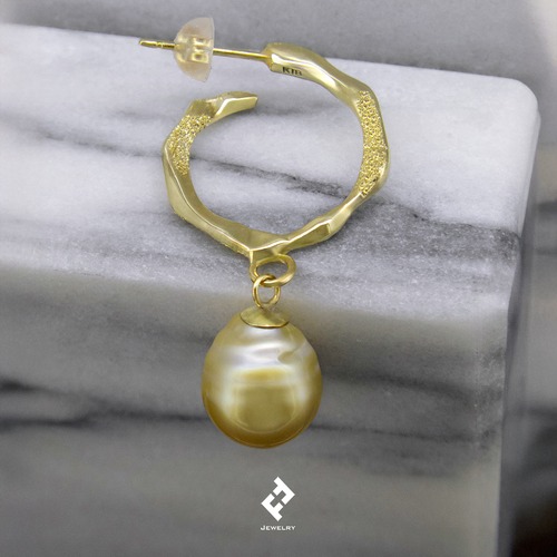 +perlas・シングルイヤリング