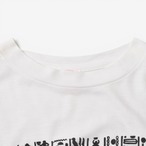 80〜90s ヒエログリフプリントTシャツ ホワイト エジプト製