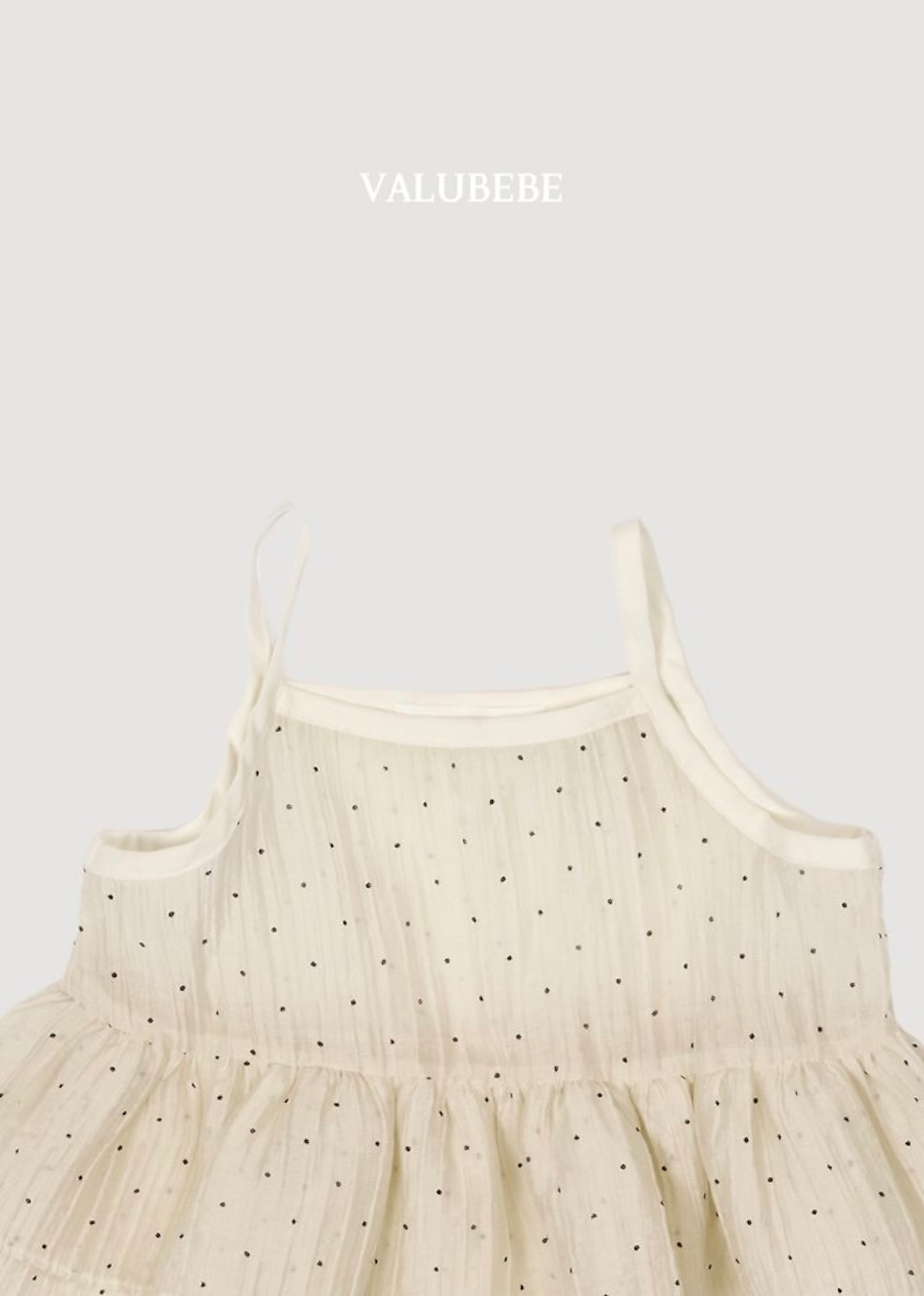 韓国子供服 / 26Autumn / 〖取寄〗valubebe / シースルー レイヤード ワンピース / ベビー服 / キッズ服 *6M~S*