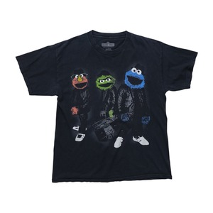 SESAME STREET 2010 RUN DMC PARODY T-SHIRT SIZE L (USED)