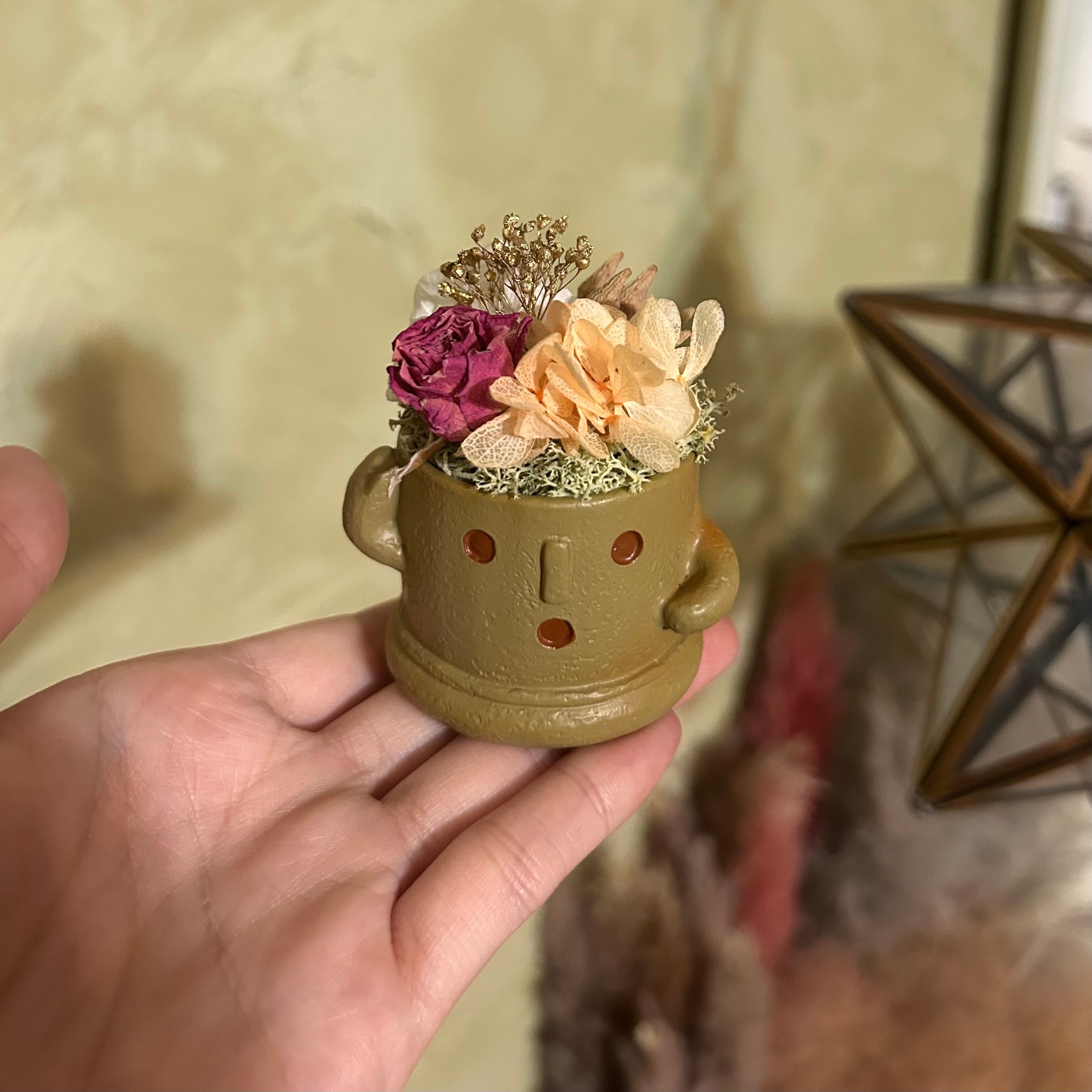 SAVOIR VIVRE London 陶器製　少女　はにかみ乙女 flower mascot (ハニワ) | Spice(ｽﾊﾟｲｽ)