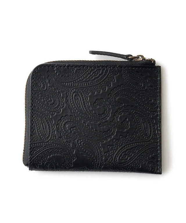 Subciety / Paisly leather wallet / レザーウォレット / 152-87168 / BLACK