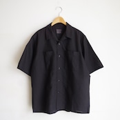 comm.arch.  Cotton Linen Open Collar S/S Shirt